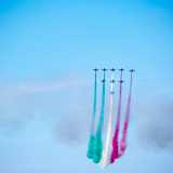 4) l�attesissima esibizione della Pattuglia acrobatica nazionale delle �Frecce Tricolori� foto 8